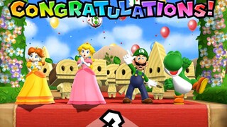 Mario Party 9 Step it Up - ทุกคนชนะ - Daisy vs Peach vs Luigi vs Yoshi