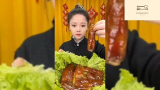 Mukbang thịt heo mỡ p1 #anngon