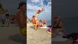 AMAZING moment with Girl on the beach! 😱😅