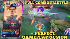 full combo fristyle gusion ~ perfect gameplay gusion