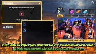 Free Fire| Xuất hiện sự kiện Halloween tặng Free thẻ vô cực và nhân vật mới Otho - Anh em tham khảo!