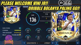 HARGA PASAR DROP PARAH!! WAKTUNYA BAWA PULANG PEMAIN BARU VINICIUS JR OVR 112 UTOTY FIFA MOBILE!!