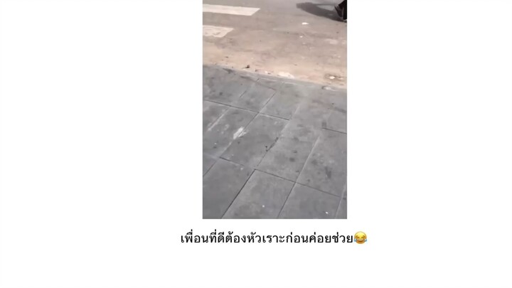 เพื่อนที่ดีควรหัวเราะก่อนแล้วค่อยช่วย