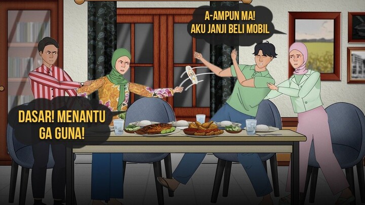 MERTUA MAUT - Karena Tidak Punya Mobil, Menantunya Selalu Dihina  Kartun Animasi
