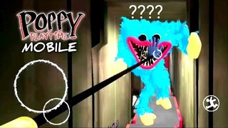 Player Chase Scene Huggy Wuggy Part. 5 😁🤣 - Poppy Playtime Mobile: Chapter 1