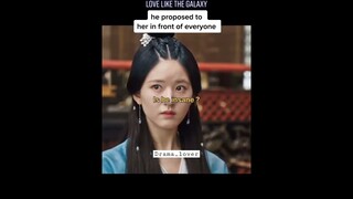 Ling buyi rocked , Princesses shocked 🤣🤣 #lovelikethegalaxy #cdrama #shorts #zhaolusi #wulei #viral