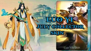 LUO YI  JULY COLLECTOR SKIN CONFIRMED | HAYABUSA & KAGURA SUMMER SKIN  REVAMP RELEASE DATE MLBB