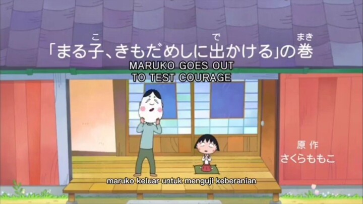 Maruko dan kawan - Kawannyamelakukan uji nyali (Dubbing English)