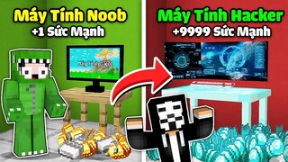 MINECRAFT BEDWARS NÂNG CẤP MÁY TÍNH HACKER VŨ TRỤ ĐƯỢC VÔ HẠN KIM CƯƠNG TROLL NOOB TEAM