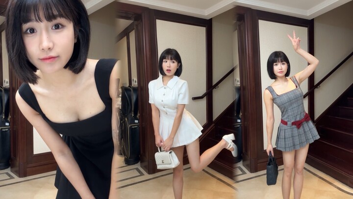 Dark-skinned, short hair, little dress sharing [For %1 of female fans, no color correction or skin s