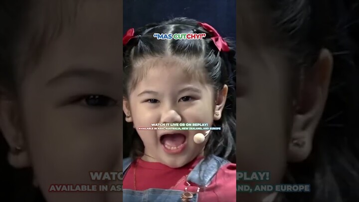 Goin’ comedy na talaga ang cutie #ItsShowtime kids! 😆 #KapamilyaOnlineLive