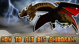 HOW TO GET DES GHIDORAH BADGE! | Roblox Kaiju Kewl!