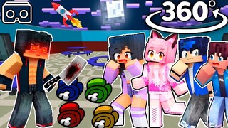 APHMAU saving friends from AARON Impostor - Minecraft 360°