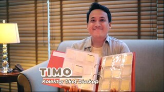 KOLEKTOR RIBUAN TIKET NONTON BIOSKOP! HUWOWWW...