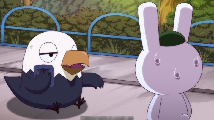 How wild is the way the poor rabbit makes money? The eagle sauce was fooled directly. The rabbit is 