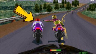 The motorcycle game I couldn't complete as a child actually has a hidden story behind it!