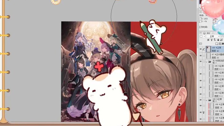 แฮมสเตอร์: ฉันกลัวมากจริงๆตอนที่ฉันวาดรูปนี้~