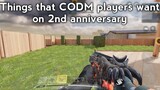 Things that CODM players want on 2nd anniversary