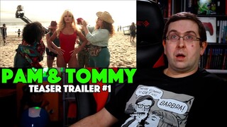 REACTION! Pam & Tommy Trailer #1 -  Lily James Hulu Series 2022