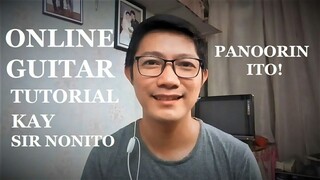 ONLINE GUITAR TUTORIAL BA GUSTO MO?
