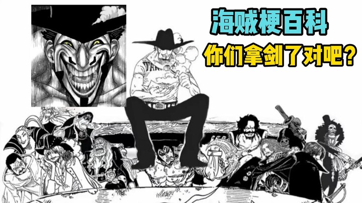 【海贼梗百科】Mihawk upscale是什么梗？鹰眼:你刚刚拿剑了对吧