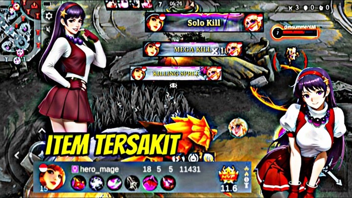 GUINEVERE DAMAGE NYA GAK MASUK AKAL !!SEKALI LONCAT LANGSUNG WIPE OUT !!