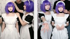 Kaede x Suzu Cosplay 😅💜 Anime Twins