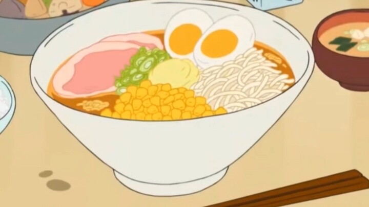 Crayon Shin-chan｜Mei-ya warmly prepares corn miso ramen