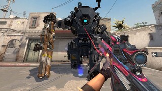 Brother, when you are tired of walking, what's wrong with driving a Titan in CSGO? ?