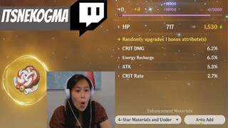 Genshin Impact Streamers Roll Artifacts #155