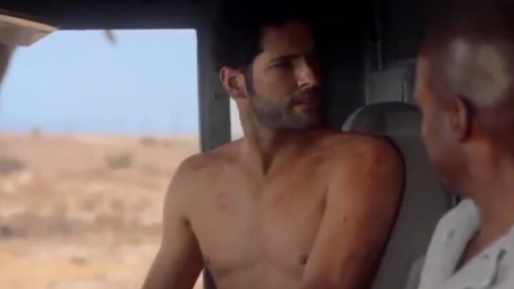 Lucifer: I forgot to fold my wings when I got on the car