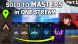 NRG Sweetdreams - Solo to Masters in One Stream Challenge | Ranked Bronze (Apex Season 10)
