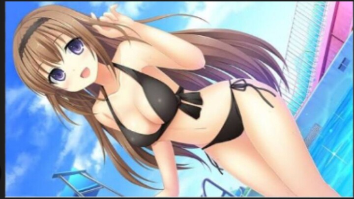 anime harem 18+ main di pantai🥵🥵