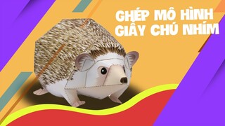 Trọng Nguyên |Ghép mô hình giấy chú nhím