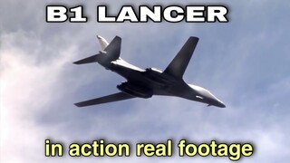 B1 LANCER  in action real footage.