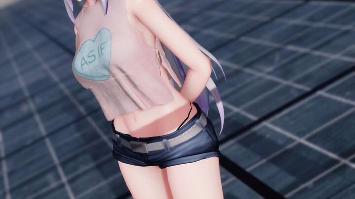 [Can't Hold Back Series MMD] My girlfriend has a pair of peerless beautiful legs, she is cute and ob