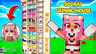 GẤU MORA THÀNH VIÊN MỚI SỞ HỮU GAMING HOUSE MỚI HERO TEAM | THỬ THÁCH XÂY VÀ TRANG TRÍ MINECRAFT