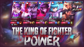 COMEBACK!! 5 SKIN KING OF FIGHTER VS. ALDOUS X CLAUDE IN NATIONAL ARENA CONTEST MLBB!!