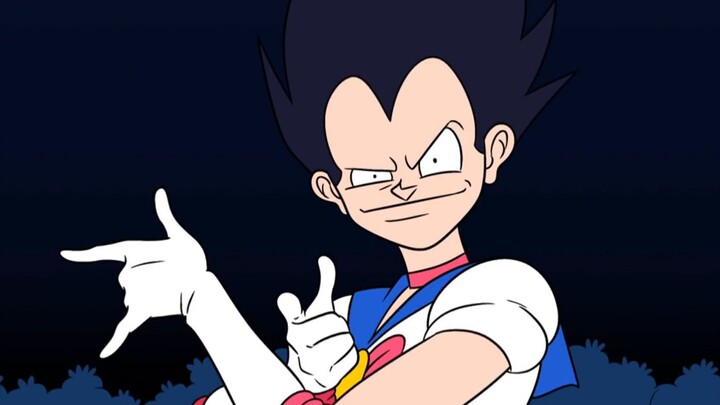 After unremitting efforts, Vegeta finally defeated Goku
