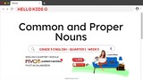 Kinds of Nouns | Common and Proper | English Grammar & Composition Grade 3