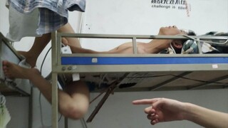 Roommate's Divine Sleeping Pose No. 1: Head and Body Separated