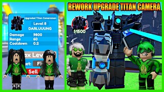 EPIC! Aku Menggunakan Rework Upgrade Titan Cameraman Di Endless Mode Sangat Over Power