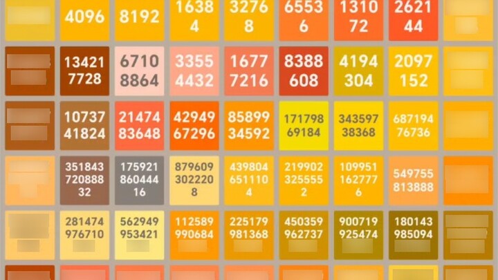 When 2048 is played to infinity