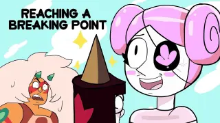 Pink Pearl and Jasper -Welcome to the Crystal Gems! (Pink Pearl Recruits jasper) steven universe