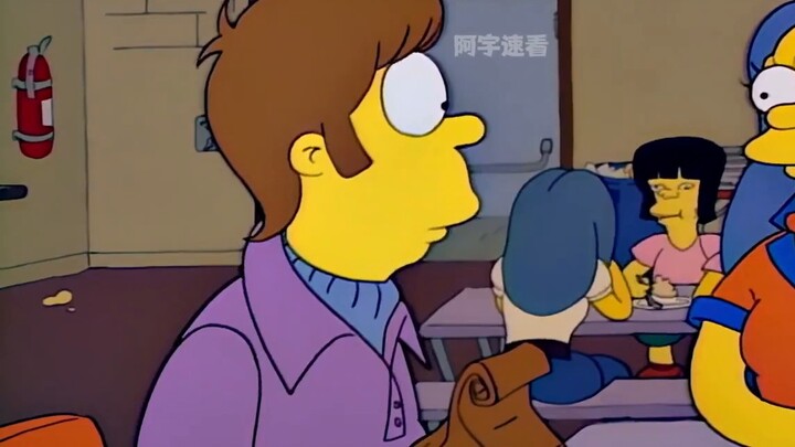 แม็กกี้ดูสวยสง่าเมื่อปล่อยผมลงมา โรห์เมอร์ตกหลุมรักเธอตั้งแต่แรกเห็น (เดอะซิมป์สันส์)