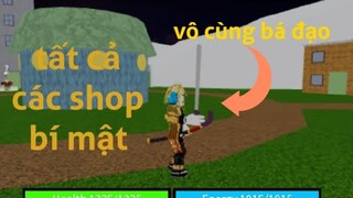 Tất cả các shop bí mật trong Blox piece - All Secret Shops In Blox Piece