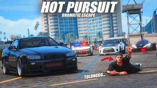 HOT PURSUIT KEI BERTAHAN HIDUP SAMPAI TITIK DARAH PENGHABISAN !! GTA 5 ROLEPLAY