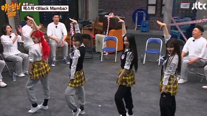 aespa เปิดตัวเพลงเดบิวต์ “BLACK MAMBA” ครั้งแรกในรายการวาไรตี้