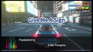 Eddie Peregrina Give Me A Sign Karaoke PH