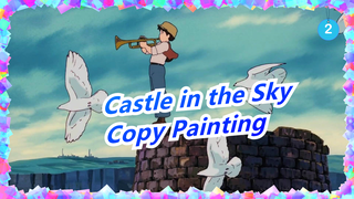 [Castle in the Sky] Copy Painting / Color Pencils_2